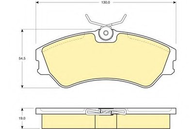 Комплект тормозных колодок, дисковый тормоз GIRLING купить