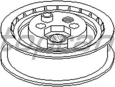 Натяжной ролик, ремень ГРМ TOPRAN купить
