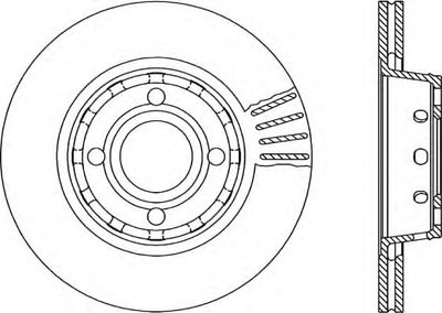 Тормозной диск ADAPTIVE OPEN PARTS купить