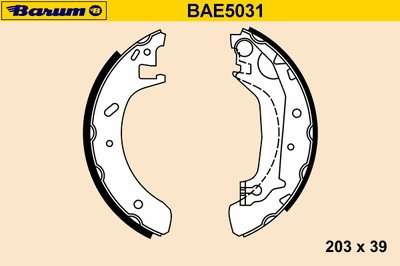 Комплект тормозных колодок BARUM купить