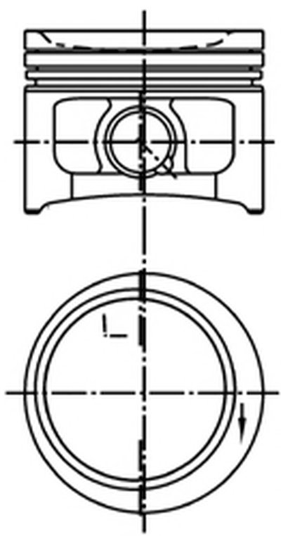 Поршень KOLBENSCHMIDT купить