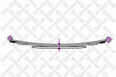 Многолистовая рессора STELLOX купить