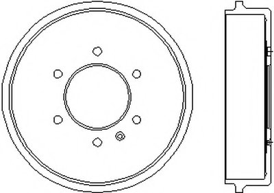 Тормозной барабан HELLA PAGID купить