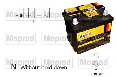 Стартерная аккумуляторная батарея Moprod QUINTON HAZELL купить