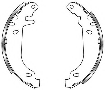 Комплект тормозных колодок ADVANCE OPEN PARTS купить