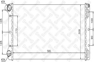 Радиатор, охлаждение двигателя STELLOX купить