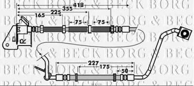 Тормозной шланг BORG & BECK купить