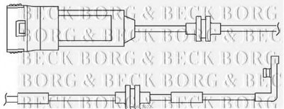 Сигнализатор, износ тормозных колодок BORG & BECK купить